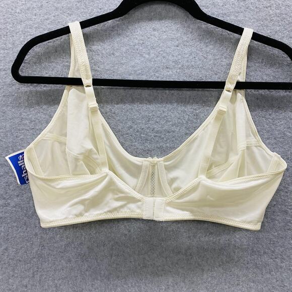 Willow Blossom Bra Womens 38D Ivory Front Closure Underwire Unlined Straps - Picture 4 of 5
